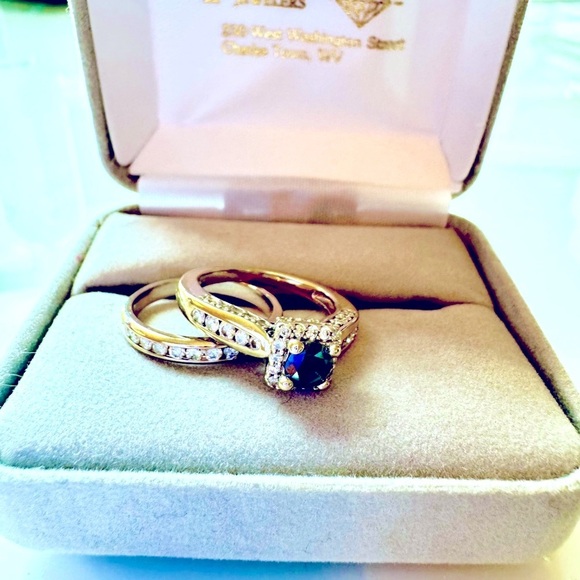 DIAMOND BAND ONLY. Stunning Natural White Diamond band, 14k White Gold, Size 6 - Picture 4 of 5